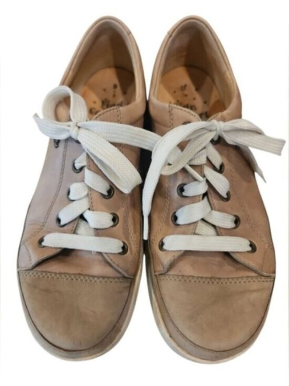 Finn Comfort Cusco Tan Leather Laces Sneaker SZ 5/7 Orthopedic Low Top Handmade